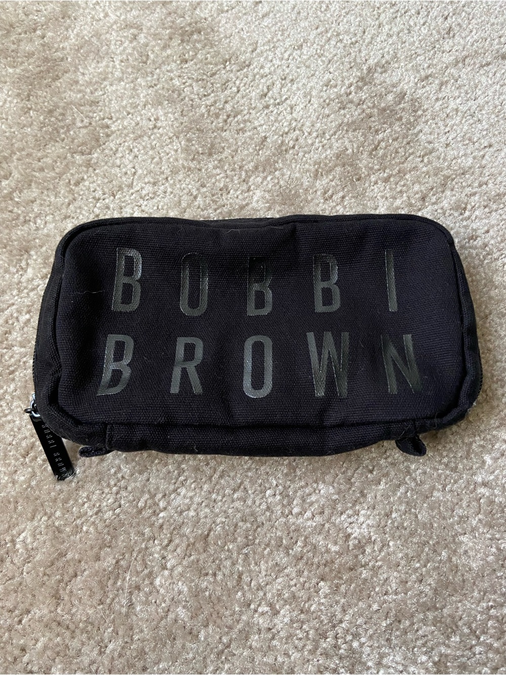 Bobbi Brown Black Travel Cosmetic Pouch